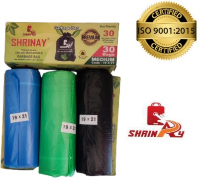 Shrinay Mixed covers rolls bags3 Medium 12 L Garbage Bag  Pack Of 90(90Bag )