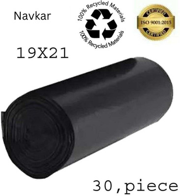 Navkar GARBAGE BAG 19X21 PACK 1 (30 PIECE) Small 6 L Garbage Bag  Pack Of 30(30Bag )