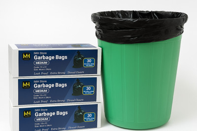 IMH Store IMH Dustbin Bag Medium 20 L Garbage Bag  Pack Of 90(90Bag )
