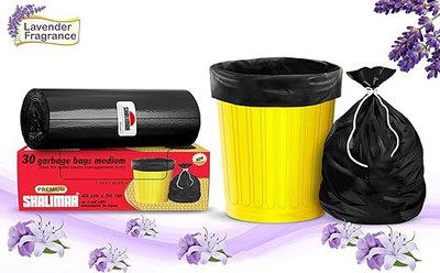 GIGGLE GOODS Garbage Bags for Dustbin Bag/Trash Bag - Perforated Box for Easy Dispensing Medium 20-25 L Garbage Bag  Pack Of 120(120Bag )