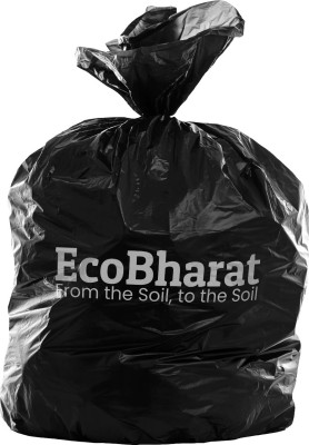 EcoBharat 30x42 Black Jumbo 12 L Garbage Bag  Pack Of 9(9Bag )