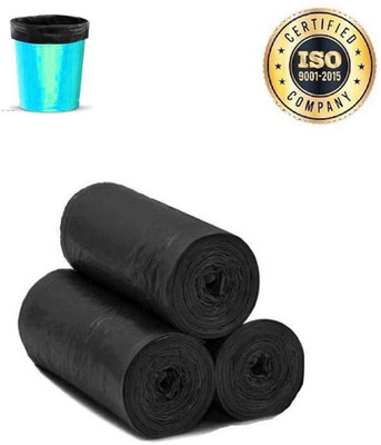 HouseOfCommon Biodegradable Black Garbage Bag Medium 19x21 Medium 13 L Garbage Bag  Pack Of 90(90Bag )