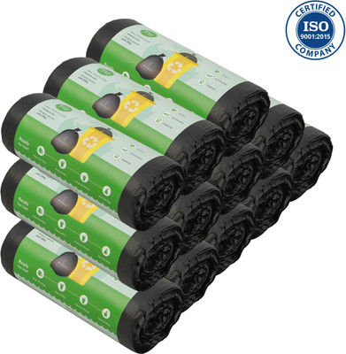 KITCHCRAFTS Garbage Trash Bag for Dustbin | Medium 19 X 21 Inches I 360 Pcs Medium 10 L Garbage Bag  Pack Of 360(360Bag )