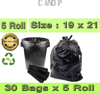 C AND P biodegradable and ecofriendly garbage bags Medium 8 L Garbage Bag  Pack Of 150(150Bag )