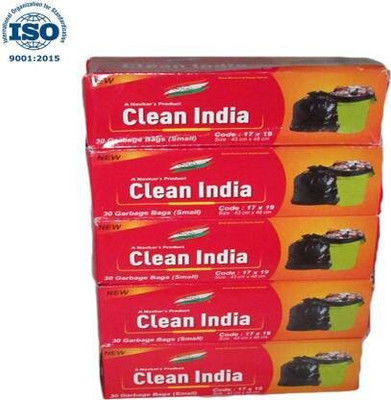 KHSA Clean India Garbage Bag Medium Pack of 2 ( each 30 roll) Medium 21 L Garbage Bag  Pack Of 2(2Bag )