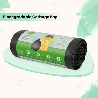 KITCHCRAFTS Garbage Trash Bag for Dustbin | Medium 19 X 21 Inches I 300 Pcs Medium 10 L Garbage Bag  Pack Of 300(300Bag )
