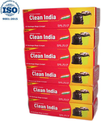 ALEX INDIA MARKETING A_HGS-GBL-6 Large 40 L Garbage Bag  Pack Of 90(90Bag )