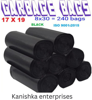 Kanishka enterprises B_17x19 Small 8 L Garbage Bag  Pack Of 240(240Bag )