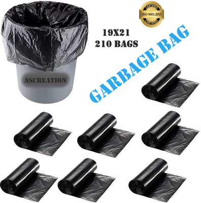 SAISWAR Dustbin Covers Clean Home Biodegradable Garbage bags 210 Pcs Medium 12 L Medium 12 L Garbage Bag  Pack Of 210(210Bag )