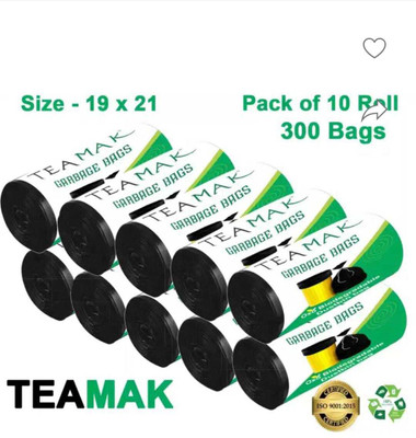 SEVENTEENSTITCH Garbage Bags/Dustbin Bags/Trash Bags Medium 15 L Garbage Bag  Pack Of 300(300Bag )