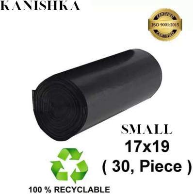 Kanishka GARBAGE BAG 17X19 PACK1 Small 6 L Garbage Bag  Pack Of 30(30Bag )