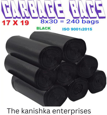 The kanishka enterprises B_17x19 Small 8 L Garbage Bag  Pack Of 240(240Bag )