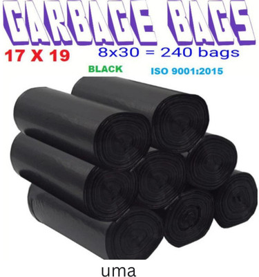 UMA B_17x19 Small 8 L Garbage Bag  Pack Of 240(240Bag )