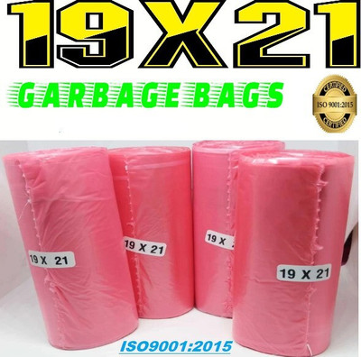 ALEX INDIA MARKETING A_19x21 ( red ) 04 roll Medium 14 L Garbage Bag  Pack Of 120(120Bag )