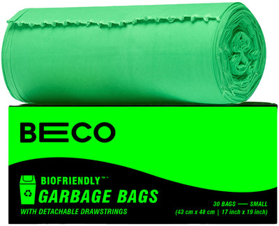 Beco Eco Friendly Biodegradable OXO Garbage Bag for Dustbin|17 X 19Inch Small 1 L Garbage Bag  Pack Of 30(30Bag )