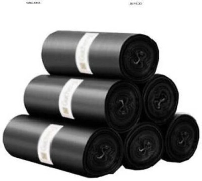 Garbia 180 Garbage Bags,15 litres Capacity,19 Inches X 21 Inches Size,Twist and Tie Mechanism/Pack Of 6 Rolls(1 Roll=30 Bags)(6 Rolls x 30 Bags=180 Garbage Bags) Medium 15 L Garbage Bag Pack Of 180(180Bag )