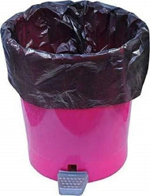 CAPTAIN Garbage Bags Pack of 30 Bags | Black Colour | Medium Size 19 X 21 inch Medium 30 L Garbage Bag (30 Bags) Medium 13 L Garbage Bag  Pack Of 30(30Bag )