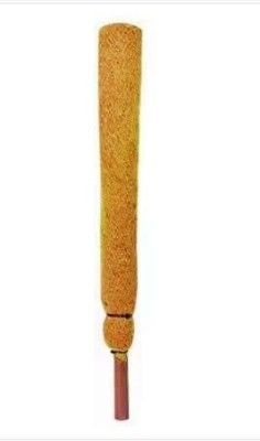 Nikhat Coco Pole 3 FT(91 cm) - 1 Piece -Moss & Coir Stick for Money Plant Support, Garden Mulch(Brown 0.1 kg)