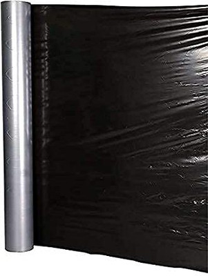 Agritec 25 Micron Mulching Film/Paper 1200mm (Width- 2.5 Foot) 400 Meter Garden Mulch(BLACK 6 kg)