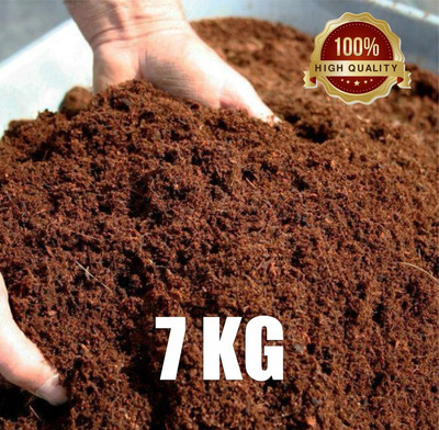 shreeshanx High-Quality Cocopeat Powder – Perfect for Gardening & Agriculture Garden Mulch(brown 7 kg)