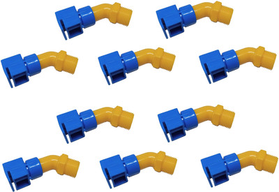 MOREL SOLAR PANEL CLEANING SPRINKLER SHOWER PVC SET OF 10 PCS 1/2 INCH (15 MM) SIZE. 2 L Hose-end Sprayer(Pack of 10)