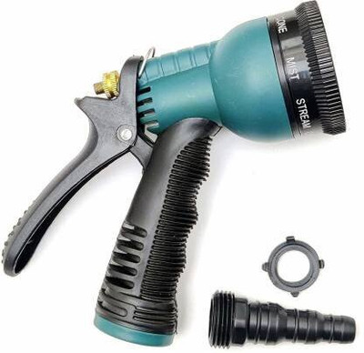 GARDENIFY INDIA Hose Water Spray Nozzle/Gun, Heavy Duty 7 Pattern Adjustable Multipurpose Nozzle 0 L Hose-end Sprayer(Pack of 1)