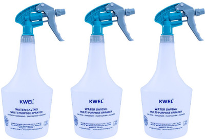 KWEL The Unbreakable Plastic Empty Spray Bottles Double-Shot Trigger (Aqua) 1 L Hand Held Sprayer