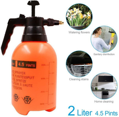 RoofTop 2 Lts Preasure spray can for Garden Lawn Sprinkler|Water Mister|Spray Bottle for Herbicides, Pesticides, Fertilizers, Plants Flowers 2 L Hand Held Sprayer(Pack of 1)