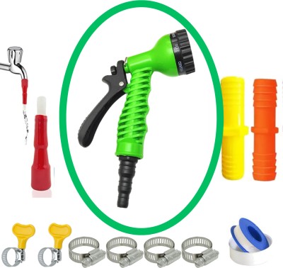 Bzore Heavy Duty 7 Flow Water Spray gun with 10 Accessories 500 L Hose-end Sprayer(Pack of 11)