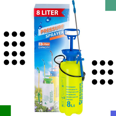 Zappfresh High Pressure Garden Sprayer Agricultural Sprayer Pump Kheti Spray Machine| 1354 8 L Hand Held Sprayer(Pack of 1)