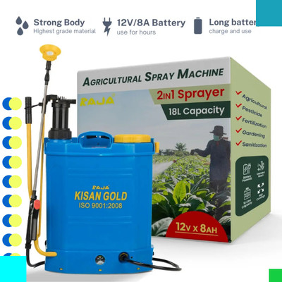 Zappfresh 2 in 1 Spray Machine 12v Battery Sprayer Agriculture spray pump Kheti Spray-48 16 L Backpack Sprayer(Pack of 1)