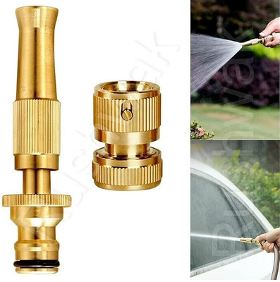 SIANA Solid Brass Water Spray Gun Nozzle for Garden, Car Wash, and Home Cleaning 0 L Hose-end Sprayer(Pack of 1)