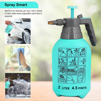 R.T. Impex Water Pump Bottle with Adjustable Nozzle,Heavy Duty Gardening Water Pump Sprayer 2 L Hand Held Sprayer(Pack of 1)