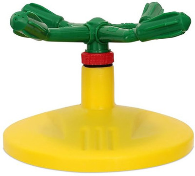 Toolsbae Green 4 Arm 360° Sector Rotating Water Sprinkler 1 L Hose-end Sprayer(Pack of 1)