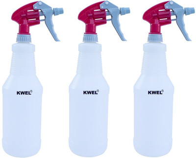 KWEL Car Detailing Unbreakable Empty Spray Bottles Double-Shot Trigger(Pink)pack of 3 1 L Hand Held Sprayer
