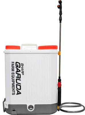 Sharp Garuda 16L Battery Sprayer for Agriculture | 12V 8Ah Battery Knapsack Garden Spray Pump 16 L Backpack Sprayer(Pack of 1)