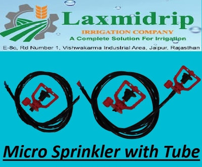 primil Micro/Mini Sprinkler with 6mm Pipe (1 Meter Tube) 20pcs pack 10.4 L Hose-end Sprayer(Pack of 2)