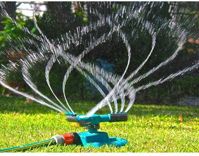 Archoice 3 Arm 360 ° Sector Rotating Water Sprinkler Garden Pipe 1 L Hose-end Sprayer 1 L Hand Held Sprayer(Pack of 1)