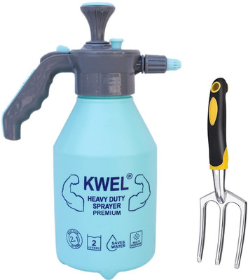 KWEL Heavy Duty Sprayer 2.2 Liter & Trigger Sprayer with Garden Fork Premium 1 2.2 L Hand Held Sprayer(Pack of 1)