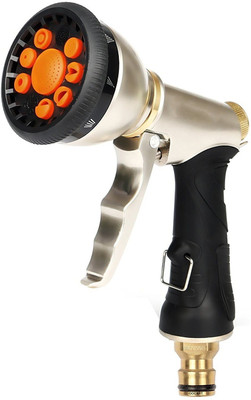 GOCART 9 Patterns Multifunctional Garden Hose Hand Sprayer 9 Patterns High-Performance Water Spray Gun Garden High Pressure Washer 0 L Hand Held Sprayer(Pack of 1)