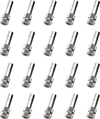 AMPEREUS Mist Nozzle Spray for Fogger, Garden, Greenhouse & Outdoor Use (Mist 0.3 x 6mm) 0 L Hose-end Sprayer(Pack of 20)