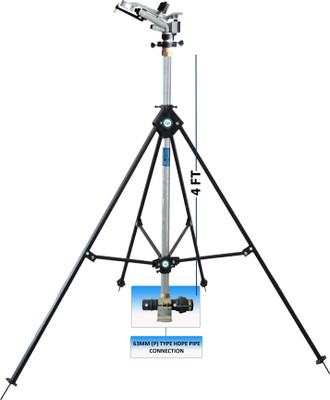 DVI Harit 1inch Rain gun set with stand & 63mm (P) type connector for irrigation 0 L Tank Sprayer(Pack of 1)