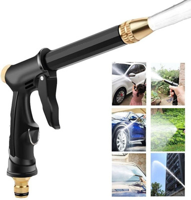GREEN WHITE Pistol Black Trigger Metal Water Spray Gun, Car Washing Water Gun 3 Piece Set Spray Gun