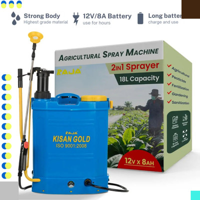 Zappfresh 2 in 1 Spray Machine 12v Battery Sprayer Agriculture spray pump Kheti Spray-2164 16 L Backpack Sprayer(Pack of 1)