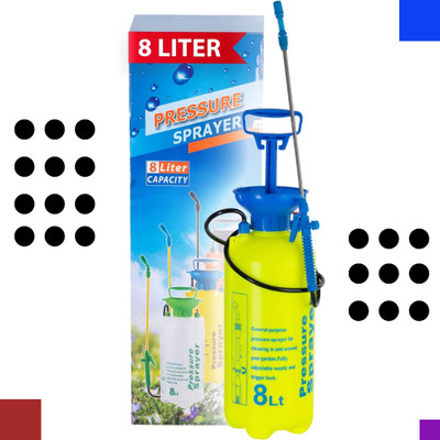 Zappfresh High Pressure Garden Sprayer Agricultural Sprayer Pump Kheti Spray Machine| 1493 8 L Hand Held Sprayer(Pack of 1)