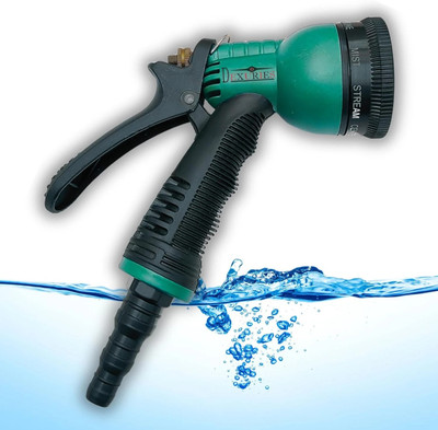 MASAGRO Multi-function Garden Hose/Pipe Water Spray Gun 8 MODE Nozzle 0 L Hose-end Sprayer(Pack of 1)