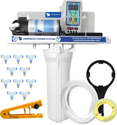 AMPEREUS Fogger Kit for Dairy, Poultry & Animal Farm with 10 Nozzles (Nozzle Dist. 1.4m) 2.5 L Hand Held Sprayer(Pack of 16)