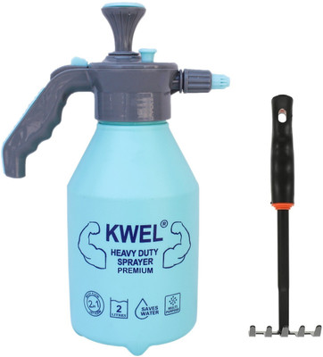 KWEL Heavy Duty Sprayer 2.2 Liter & Trigger Sprayer with Garden Rake 1 2.2 L Hand Held Sprayer(Pack of 1)