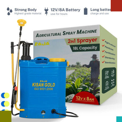 Zappfresh 2 in 1 Spray Machine 12v Battery Sprayer Agriculture spray pump Kheti Spray-2837 16 L Backpack Sprayer(Pack of 1)
