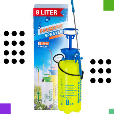 Zappfresh High Pressure Garden Sprayer Agricultural Sprayer Pump Kheti Spray Machine| 1390 8 L Hand Held Sprayer(Pack of 1)